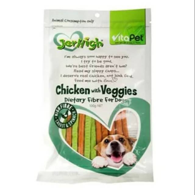 Jerhigh Vitapet Chicken&Veggies 100gr