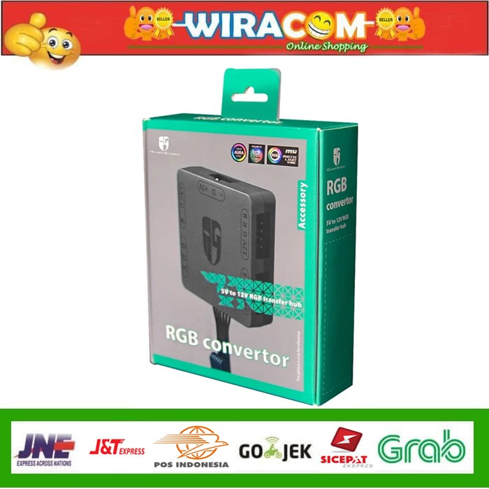 DEEPCOOL RGB Convertor 5v ARGB To 12v RGB Transfer Hub Converter
