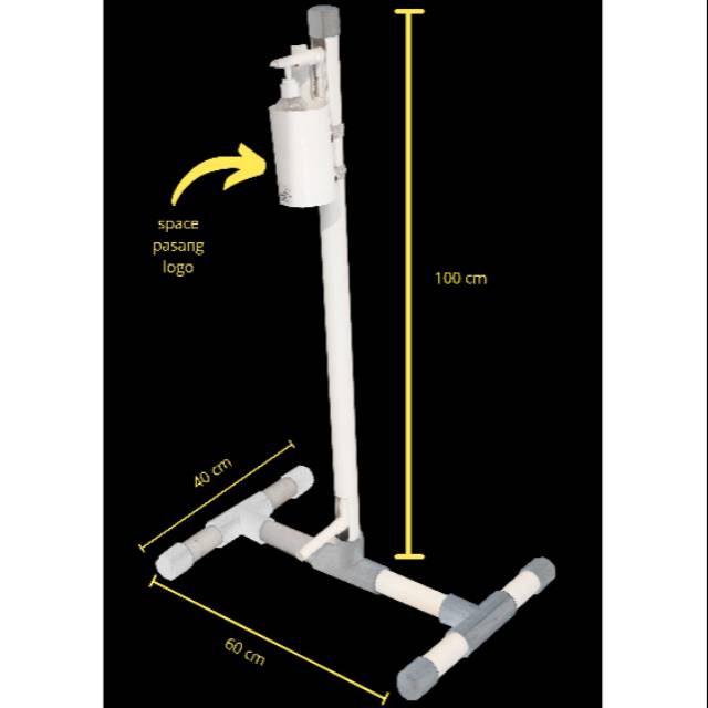 Handstand hand sanitizer standing tipe Z002