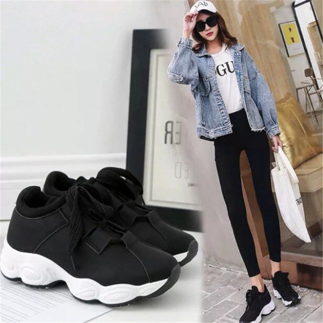 TIKTOK - SEPATU VELOVE - Sepatu Sneaker DEON SOL BULAT Morymony