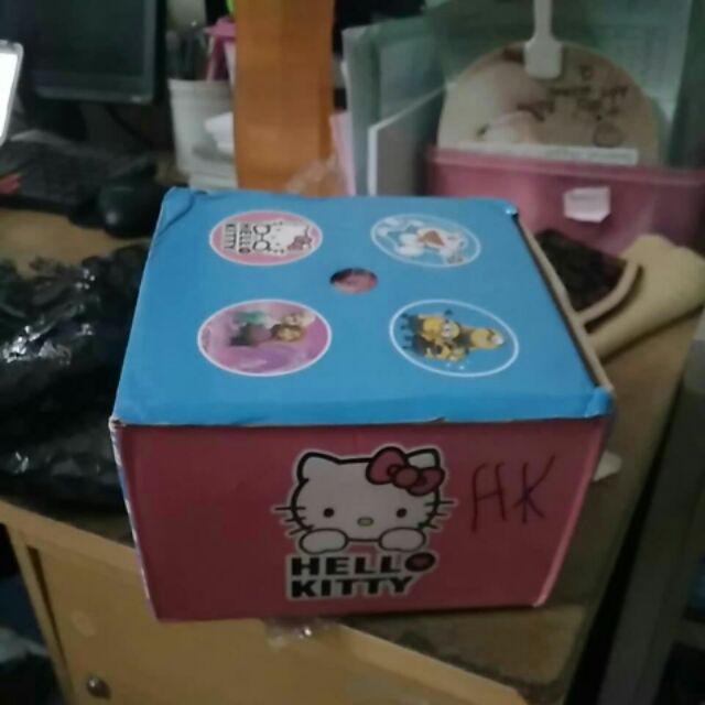 Rantang 1 Susun Karakter/ Rantang Bulat Stainless Steel / Lunch Box Karakter Kartun Bento Box Brunch