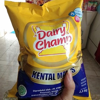 Susu Kental Manis Dairy Champ 2,5kg Kemasan Pouch, Praktis ...