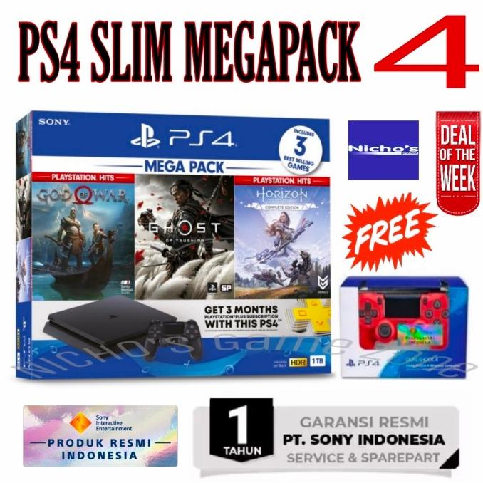 PS4 Slim 1Tb CUH-2218B Hits Bundle