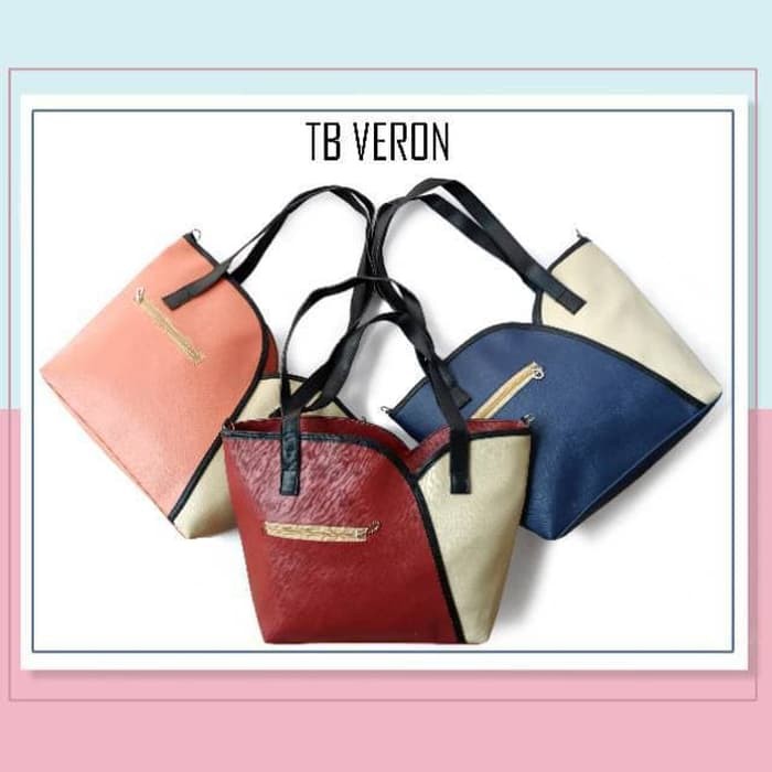 Tote Bag Veron Tas Wanita Murah - Navy