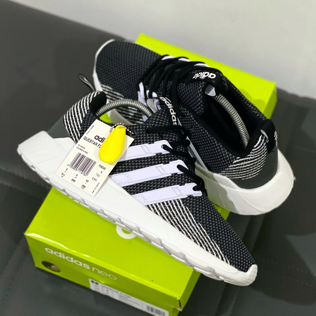 ADIDAS QUESTAR FLOW DARK GREY WHITE