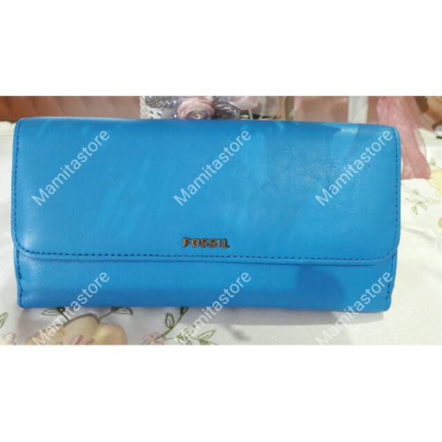 New No Tag Dompet Fossil Panjang Lipat