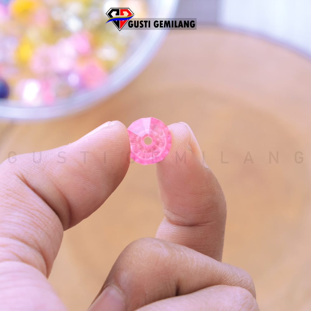 Diamond Transparan Warna Warni 10gram