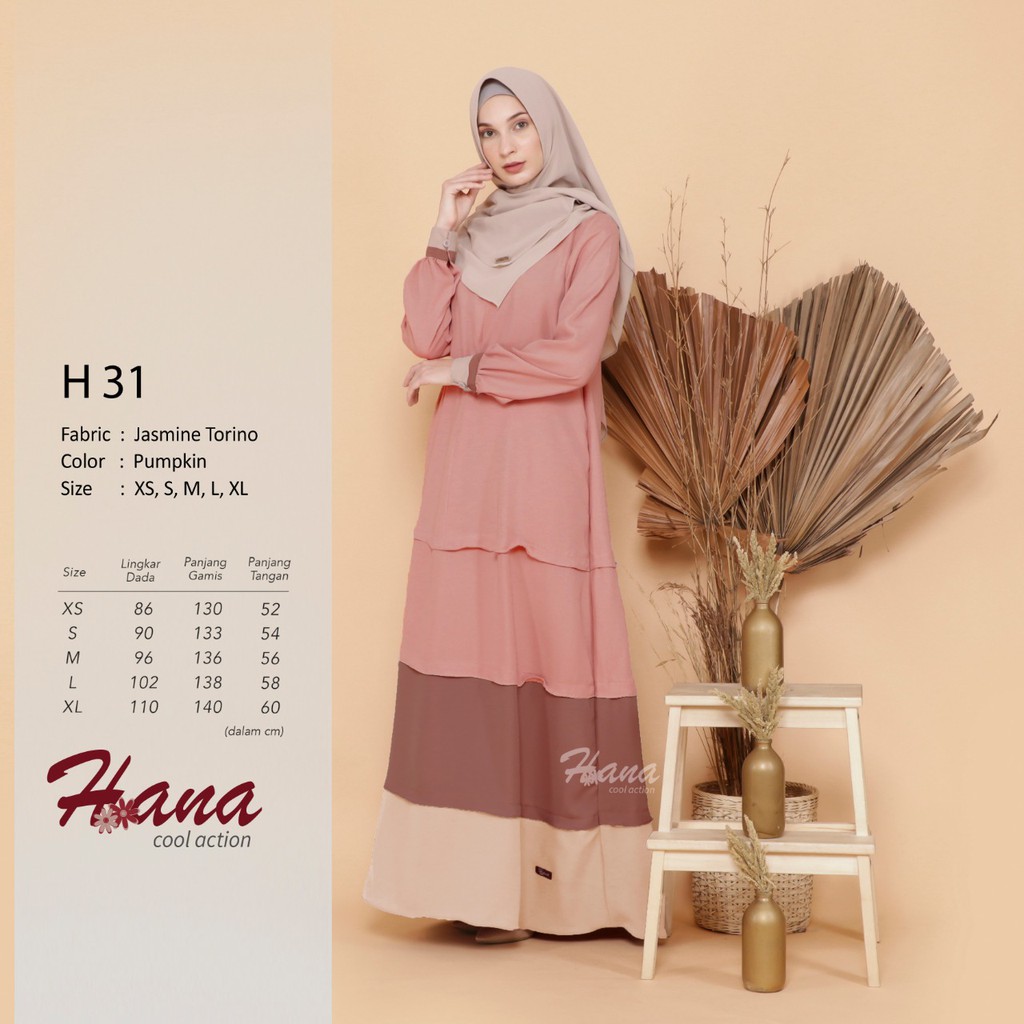 Gamis Muslimah Hana H 31 - Dress Muslim Fashion