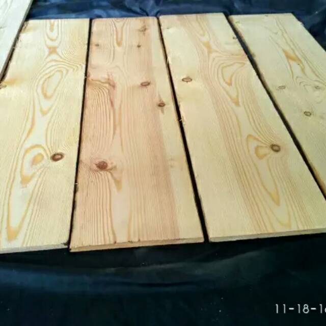  PAPAN  KAYU  JATI BELANDA 120X14X2 SUDAH DI SERUT  DAN DI 