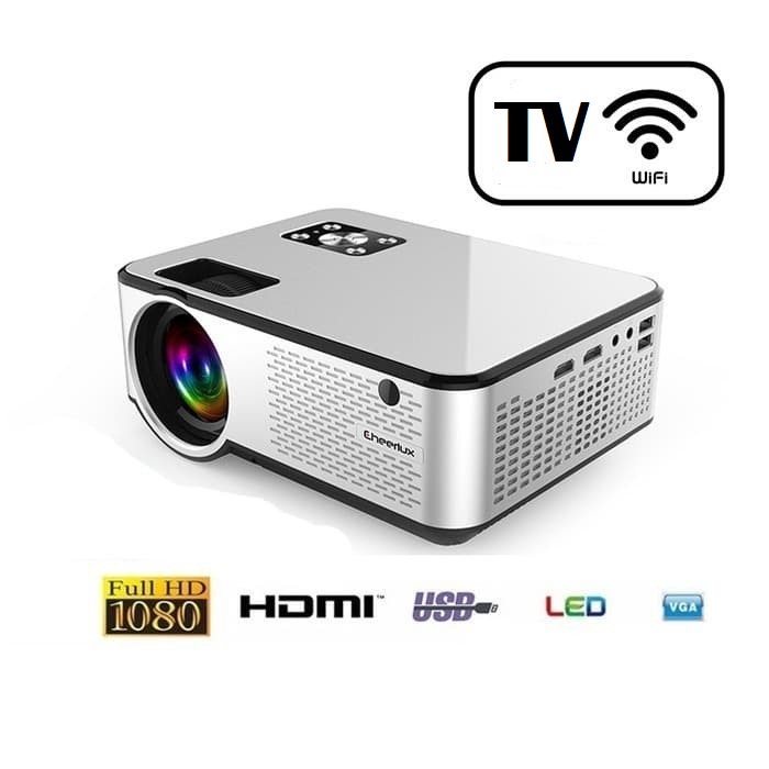 PROJECTOR CHEERLUX C9 WIFI TV TUNER 2800 LUMENS HD 1080P ORIGINAL