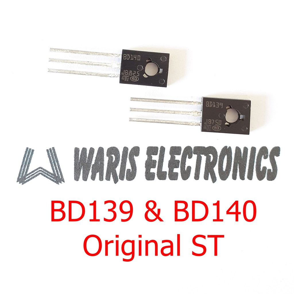 Transistor set BD 139 dan BD 140 Original ST