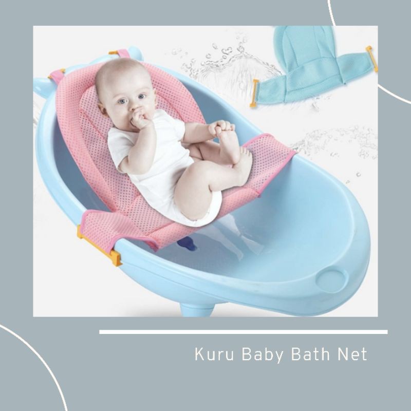 KURU Jaring Bak Mandi Bayi | Baby Bath Helper Net Premium