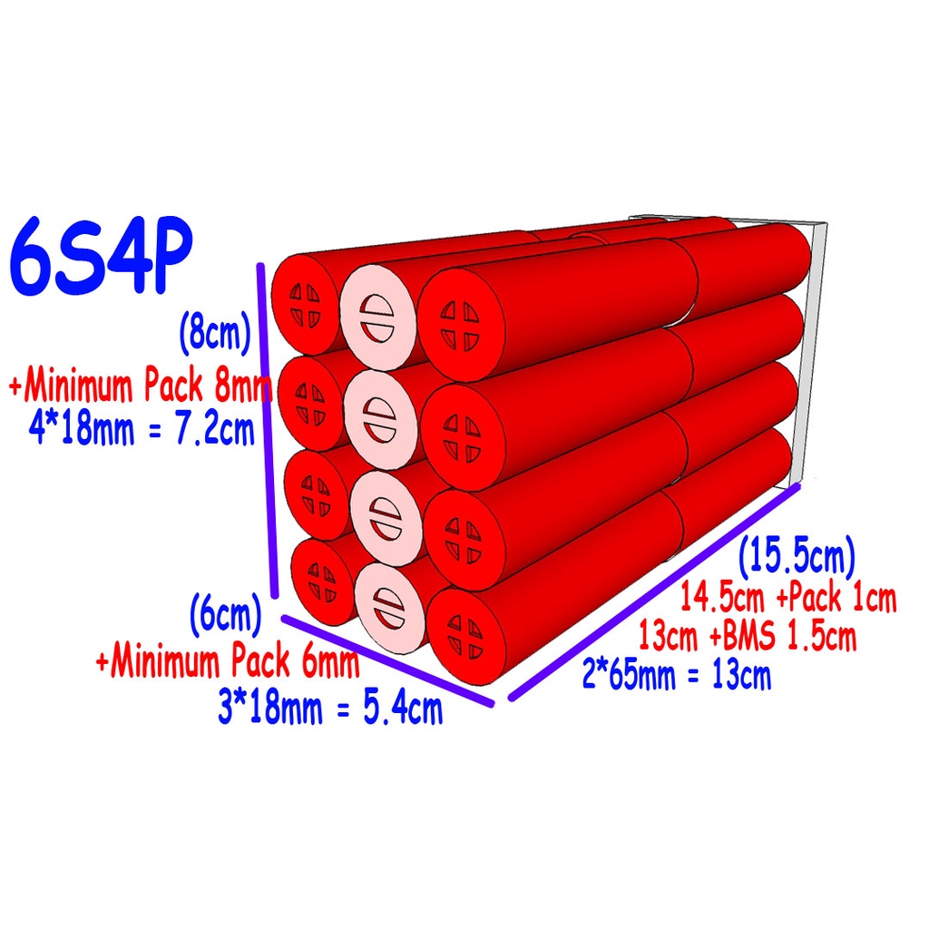 Custom Baterai Sepeda Listrik 36 Volt Cell 18650 2700mAH