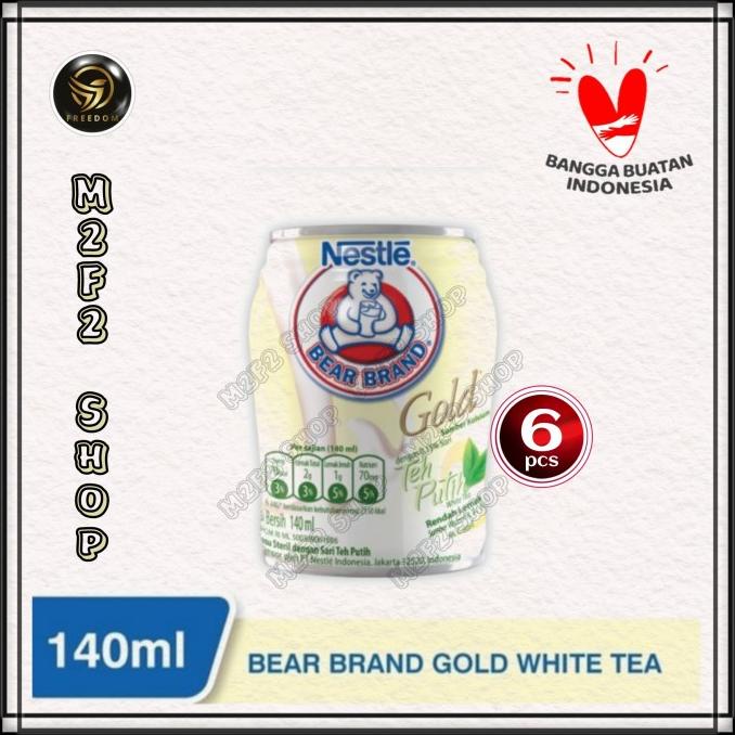 

[COD] Susu Bear Brand White Tea - 140 ml (Harga 6 Pcs) [COD]