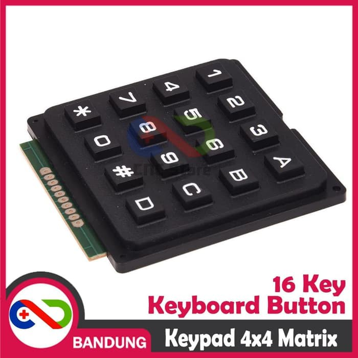 KEYPAD 4X4 MATRIX ARRAY 16 KEY KEYBOARD HARD KEYPAD MATRIX NUMERIC 10P