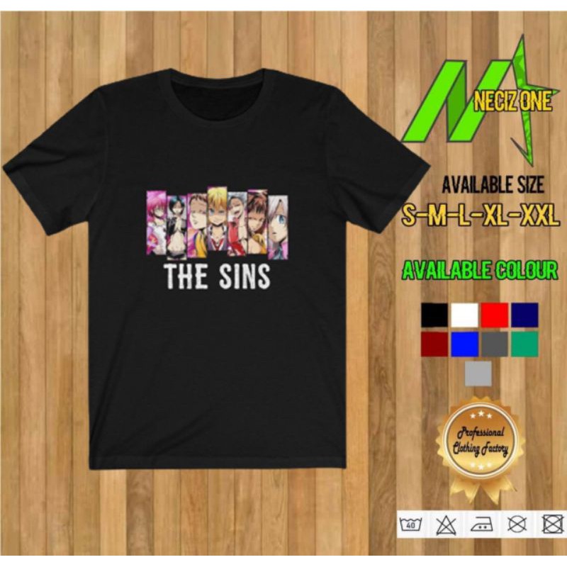 KAOS ANIME 7 DEADLY SINS KARAKTER MELIODAS DIANE BAN KING GOWTHER MERLIN ESCANOR