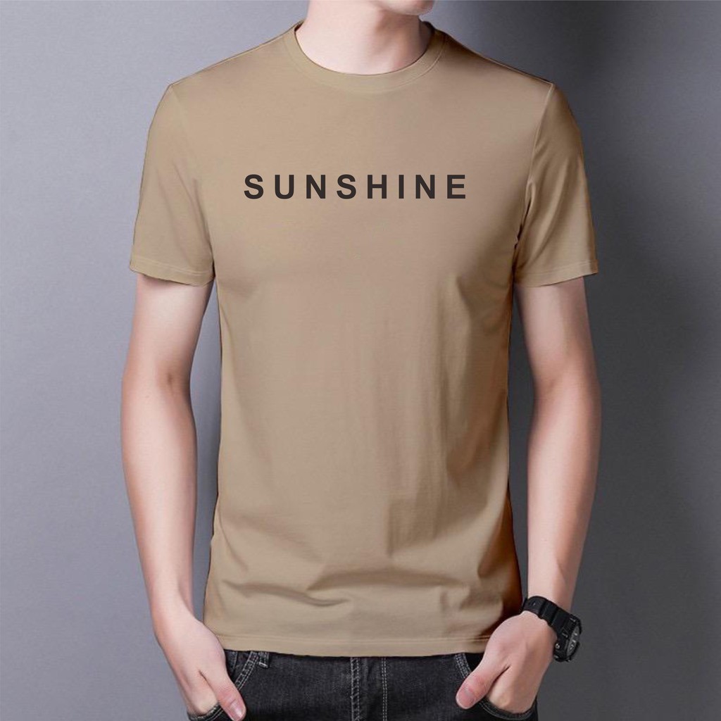 BS//TERLARIS//BAJU KAOS  SUNSHINE  TANGAN PENDEK PRIA DAN WANITA//GOOD QUALITY