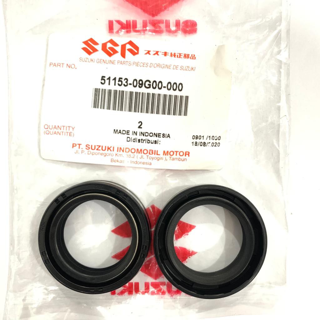 SEAL SIL SHOCK SOK SPIN SATRIA FU SPIN SMASH 51153-09G00 SET ISI 2 SGP