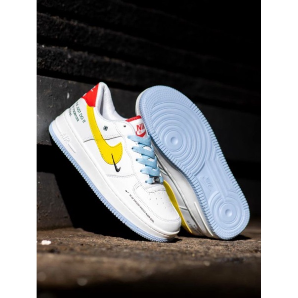 Nike force 1 starfish white multicolor