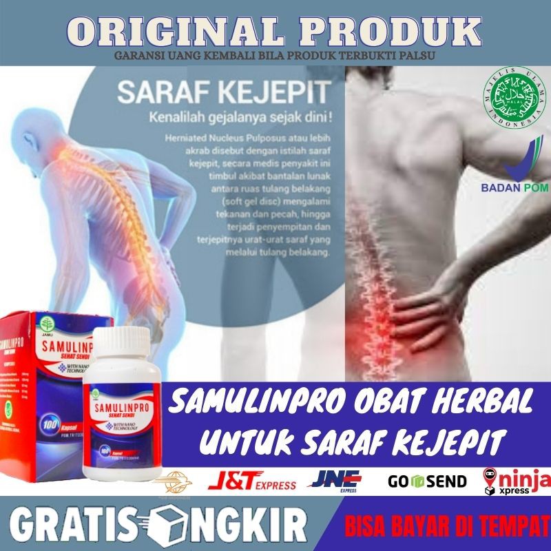 Obat Syaraf Kejepit Alami, Syaraf Tercepit, Encok, Saraf Kejepit Di Pinggang, Leher, Tangan & Kaki