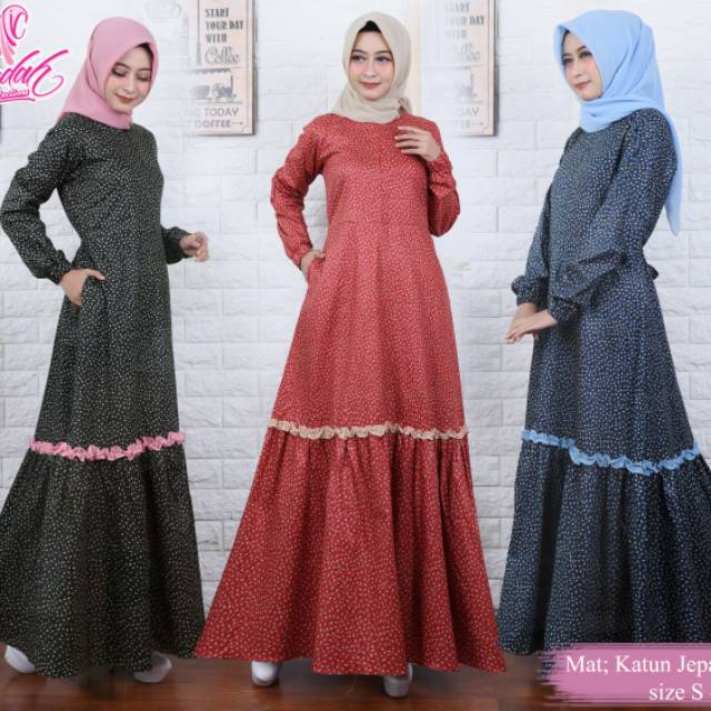 Gamis katun jepang original