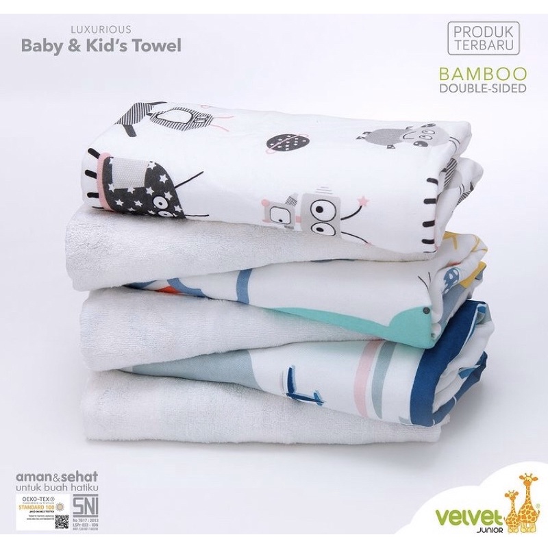 Velvet junior luxurious baby &amp; kid's towel