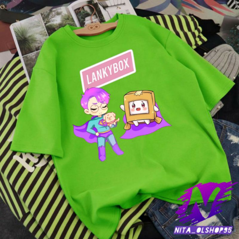 baju lankybox kaos lankybox baju kaos anak lanky box super