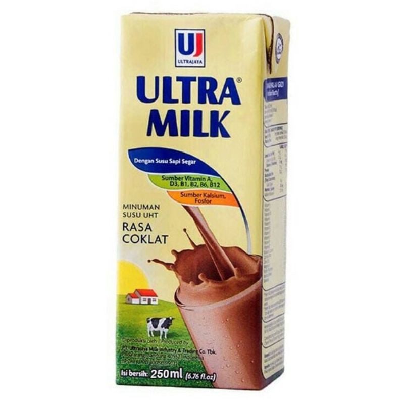 

ULTRA MILK Susu UHT Cokelat Slim 250ml