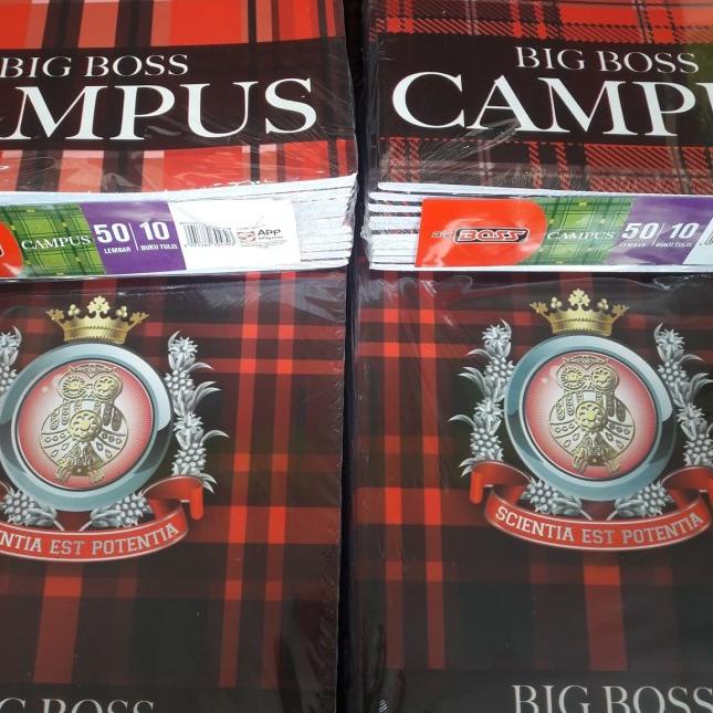 

✰ Buku Tulis Campus Big Boss 50 Lembar/pack ♥