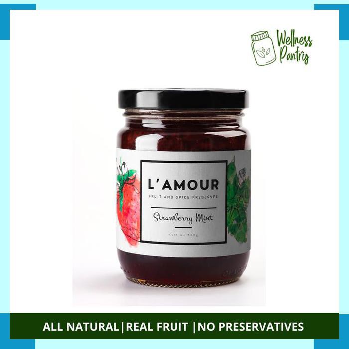 

L’amour Strawberry Mint Fruit Jam Selai Buah 285g