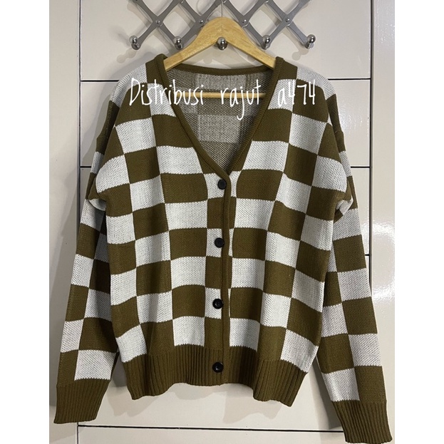 CARDIGAN  J-HOOPE ARMY BUTTER BTS  KOTAK RAJUT PREMIUM // CARDIGAN WANITA // PANJANG 70 LD 120