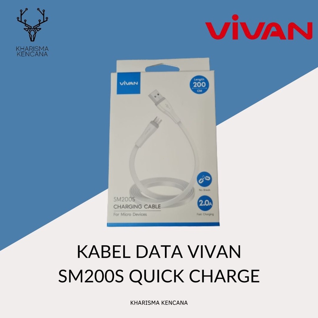 KABEL DATA VIVAN SM200S QUICK CHARGE