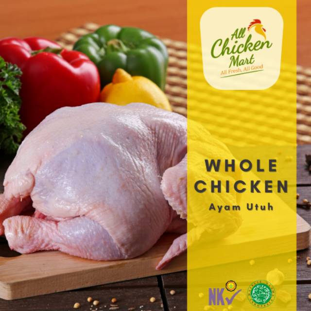 

Ayam utuh 1 kg