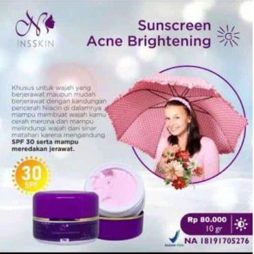 Sunscreen Acne Brightening New NS Skin