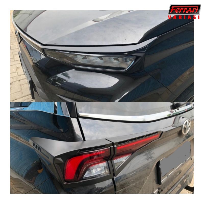 PAKET GARNISH LAMPU MOBIL AVANZA/VELOZ 2022 FERRARI VARIASI