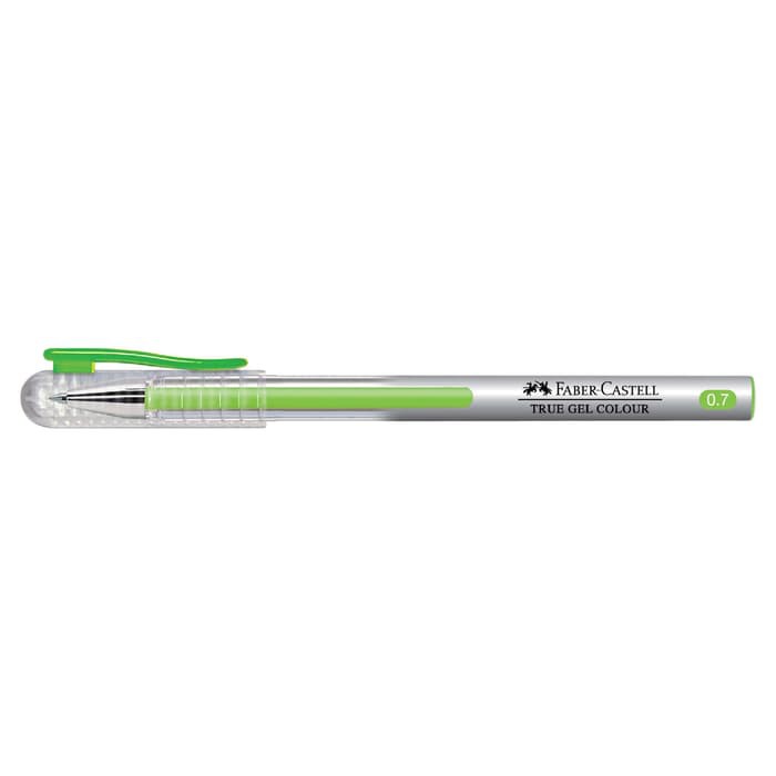 

JUAL FABER-CASTELL TRUE GEL PEN -- LIGHT GREEN INK 0.7 MM