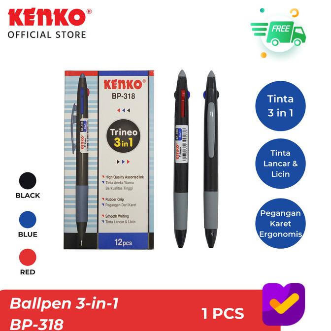 

KENKO BALLPEN BP-318 (3 in 1)