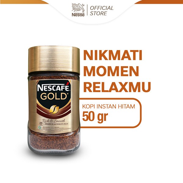 

H2J0U12J1U Nescafe Gold Kopi Instan Kopi Hitam 50G Jar Hyh01Yjj