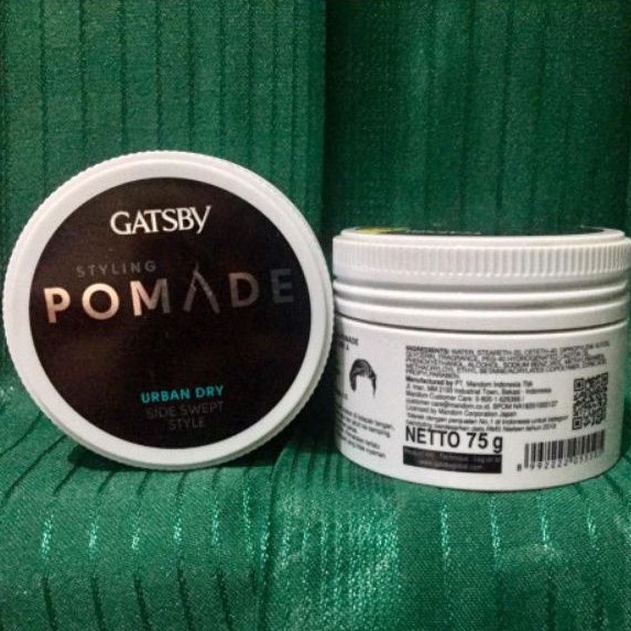 GATSBY STYLING URBAN DRY SIDE SWEPT STYLE POMADE SUPREME GREASE 75gr - Pomade