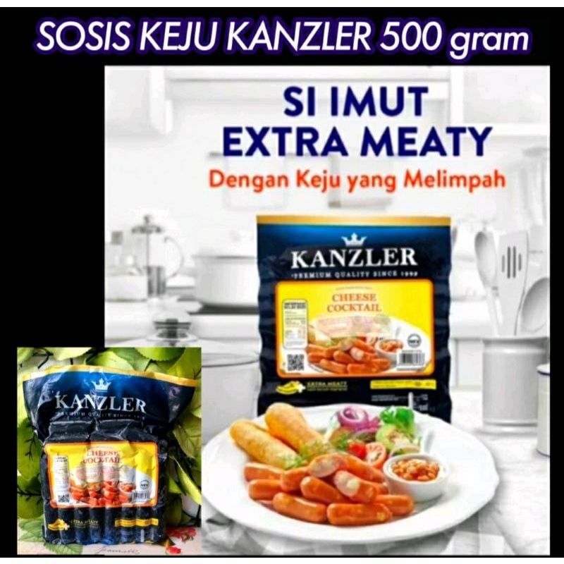 

KANZLER SOSIS COCKTAIL KEJU 500GR MURAH