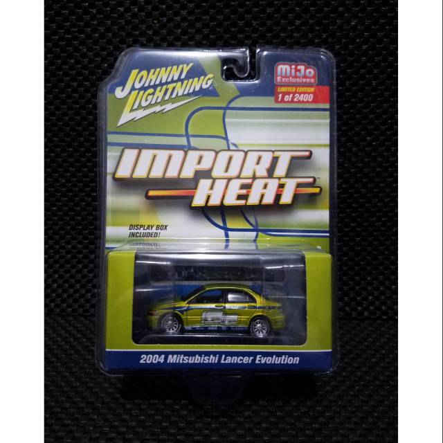 Johnny Lightning Import Heat 2004 Mitsubishi Lancer Evolution Fast and Furious 2 fast 2 furious