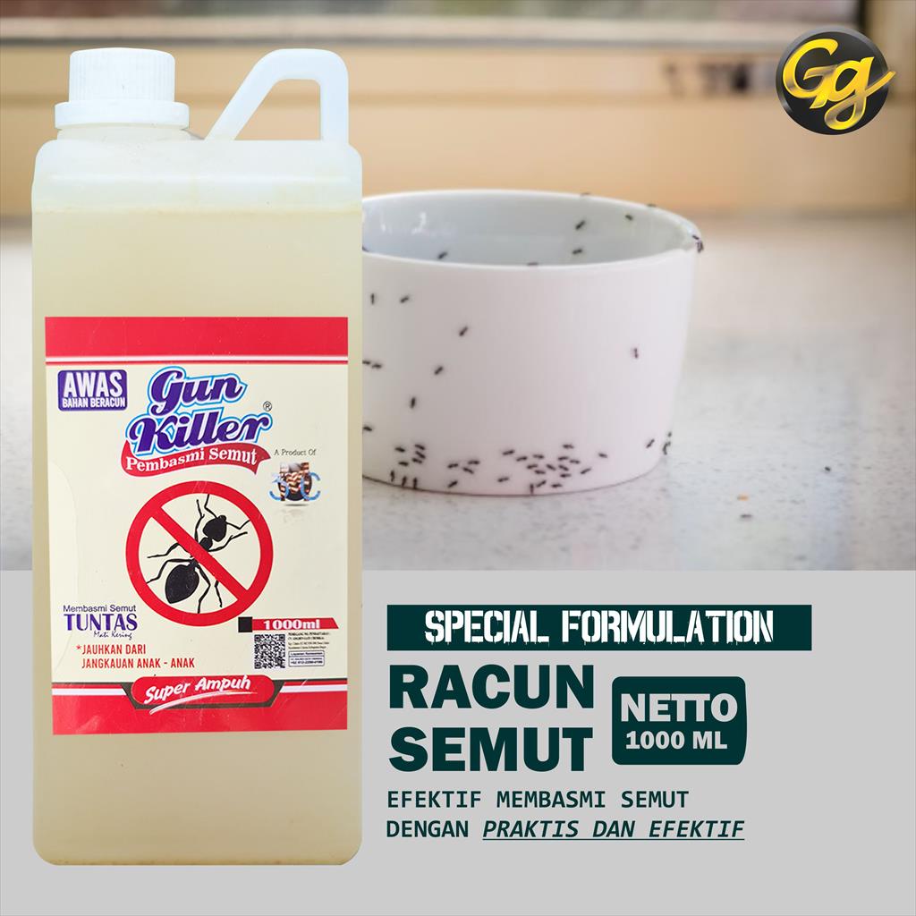GUN KILLER PEMBASMI SEMUT 1000 ML INSEKTISIDA