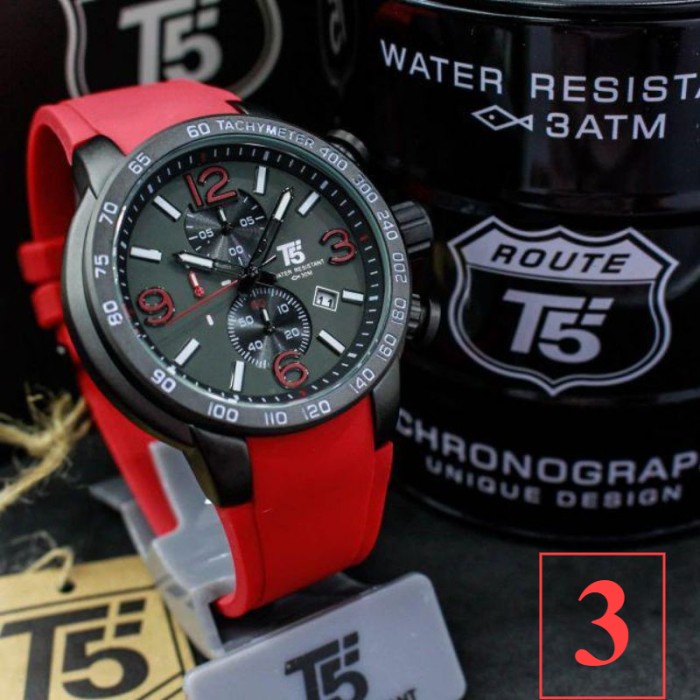 Jam Tangan Pria T5 H3450 T5 H 3450 original chronograph water resist free box