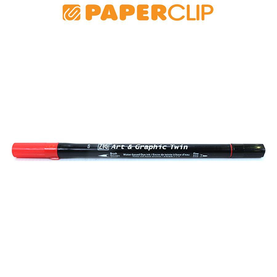 

PEN BRUSH ZIG KURETAKE ART & GRAPHIC TWIN RB+F TUT-95 029 CARMINE RED