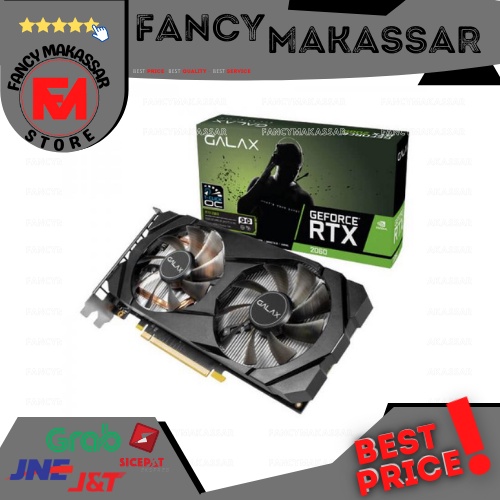 VGA GALAX nVidia Geforce RTX 2060 6GB DDR6 (1-Click OC) - DUAL FAN