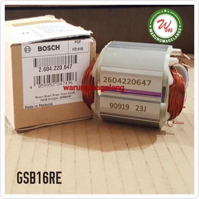 STATOR FOR MESIN BOR DRILL BOSCH GSB 16RE GSB16RE GSB16 RE GRATIS ONGKIR EKSTRA