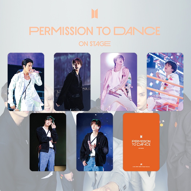 6pcs Kartu Lomo Foto Kpop BTS Bangtan Boys PTD ON STAGE Ukuran Kecil