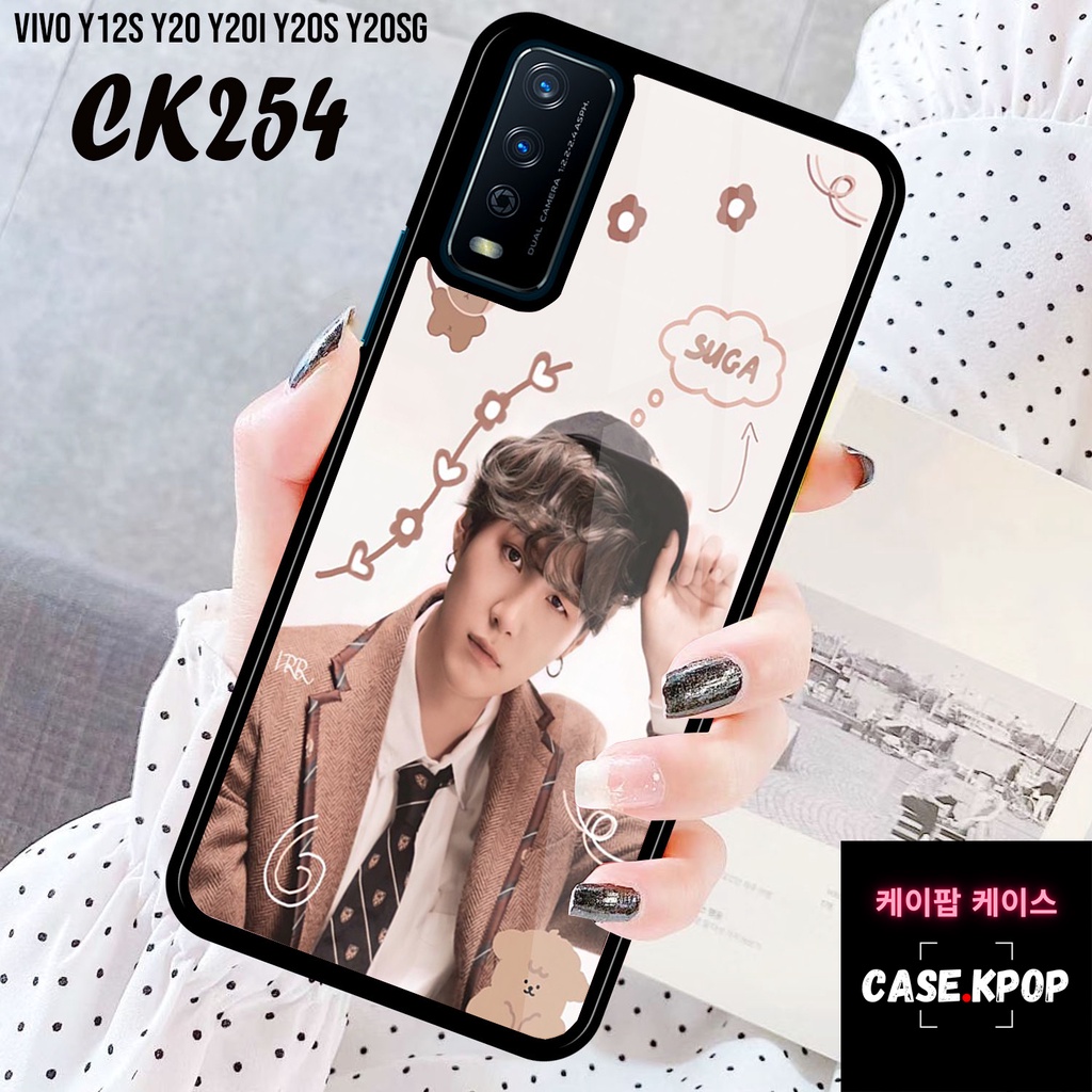 (CK254) Casing Custom Kpop BTS Suga Vivo Y12s/Y20/Y20s/Y20SG All Type Smartphone