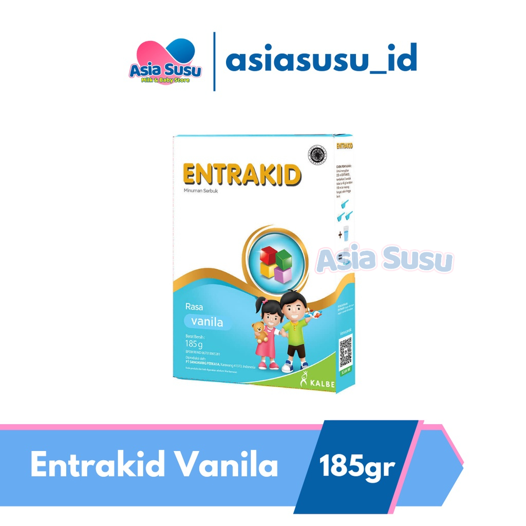 

Entrakid vanila 185gr ( susu nutrisi untuk anak susah makan)