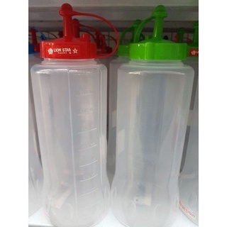 Jual Botol Saus Kecap Sambal 1 Liter Botol Plastik Bistro Sauce Keeper ...